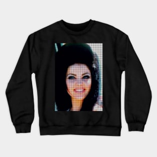 Priscilla Presley Dot Art Vintage Crewneck Sweatshirt